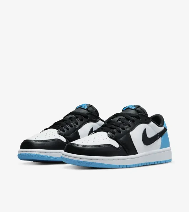 Air Jordan 1 Low Black Dark ''Powder Blue'' (OEM)