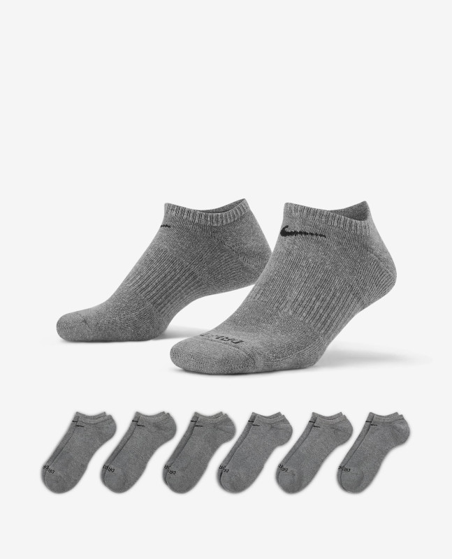 Nike Dri-Fit Plus Cushion ''Grey'' Ankel Socks (5pair=1Box)