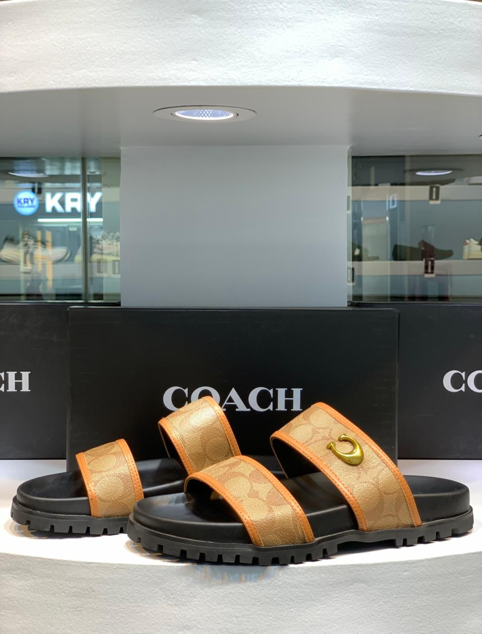Coach Signature Beach Slide/Sandal (1:1)