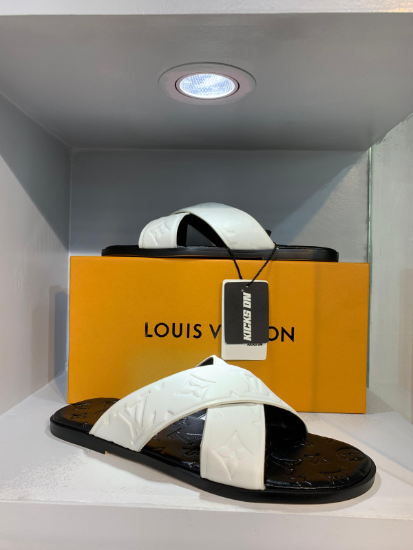 Louis Vuitton Cross Oasis Mules ''White Black'' (1:1)