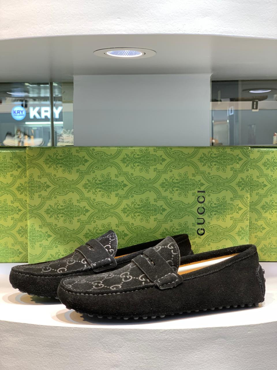 Gucci GG Black Velvet Loafer (1:1)