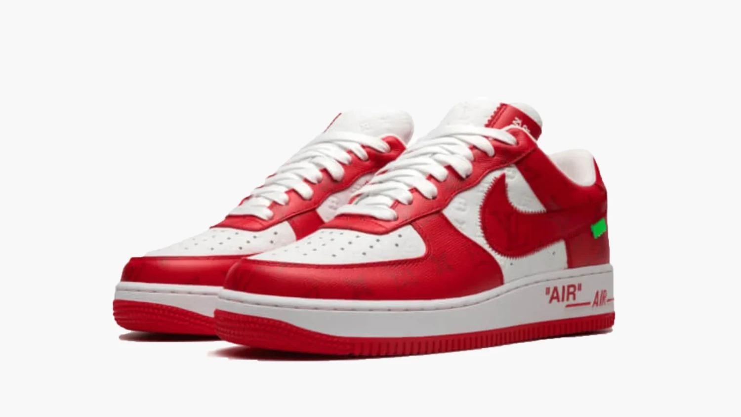 Louis Vuitton x Nike Air Force 1 Low ''White Comet Red'' (1:1)