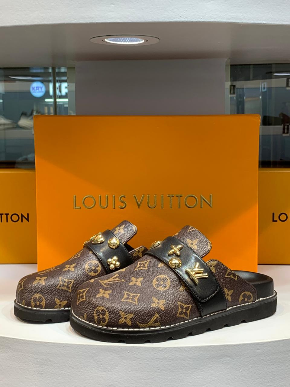 Louis Vuitton Cosy Flat Comfort Clog Brown (1:1)