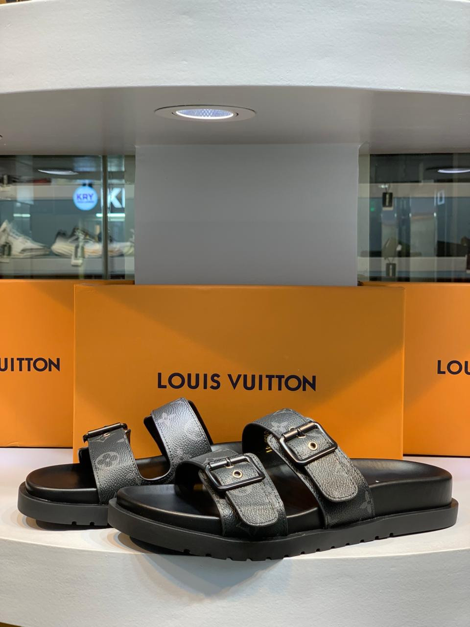 Louis Vuitton Venice Mule Two Step Black Sandle (1:1)